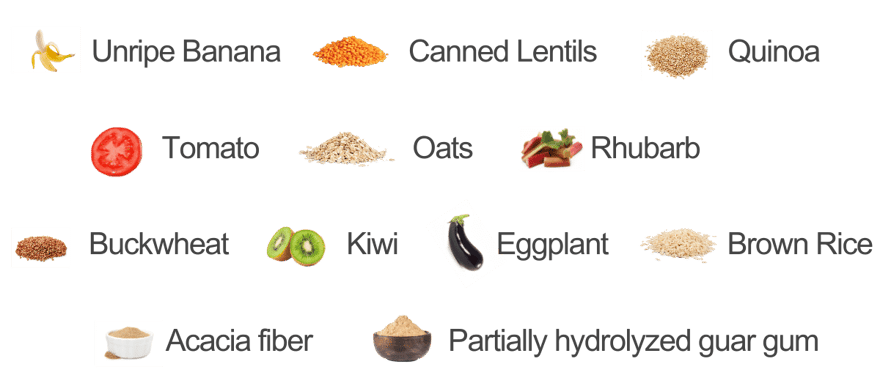 Low FODMAP Prebiotic Sources