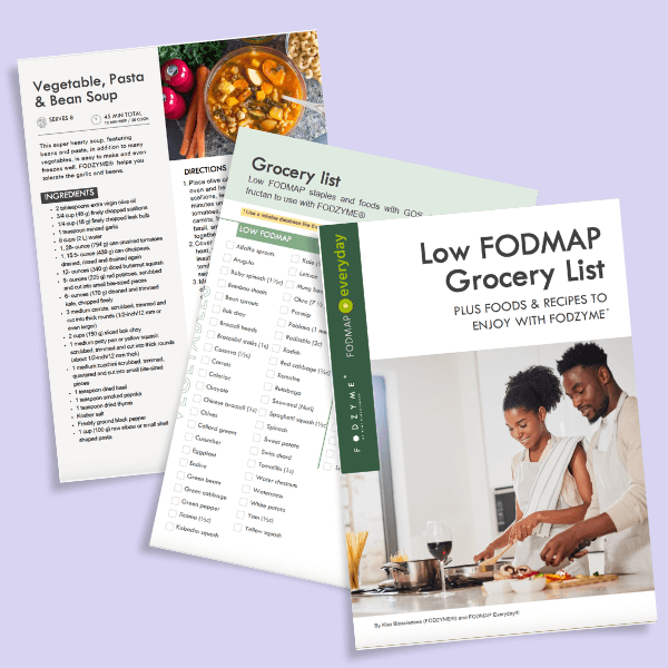 FODMAP Grocery List & Recipes